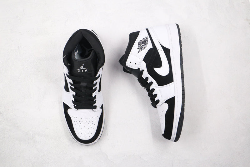AIR JORDAN 1 MID TUXEDO